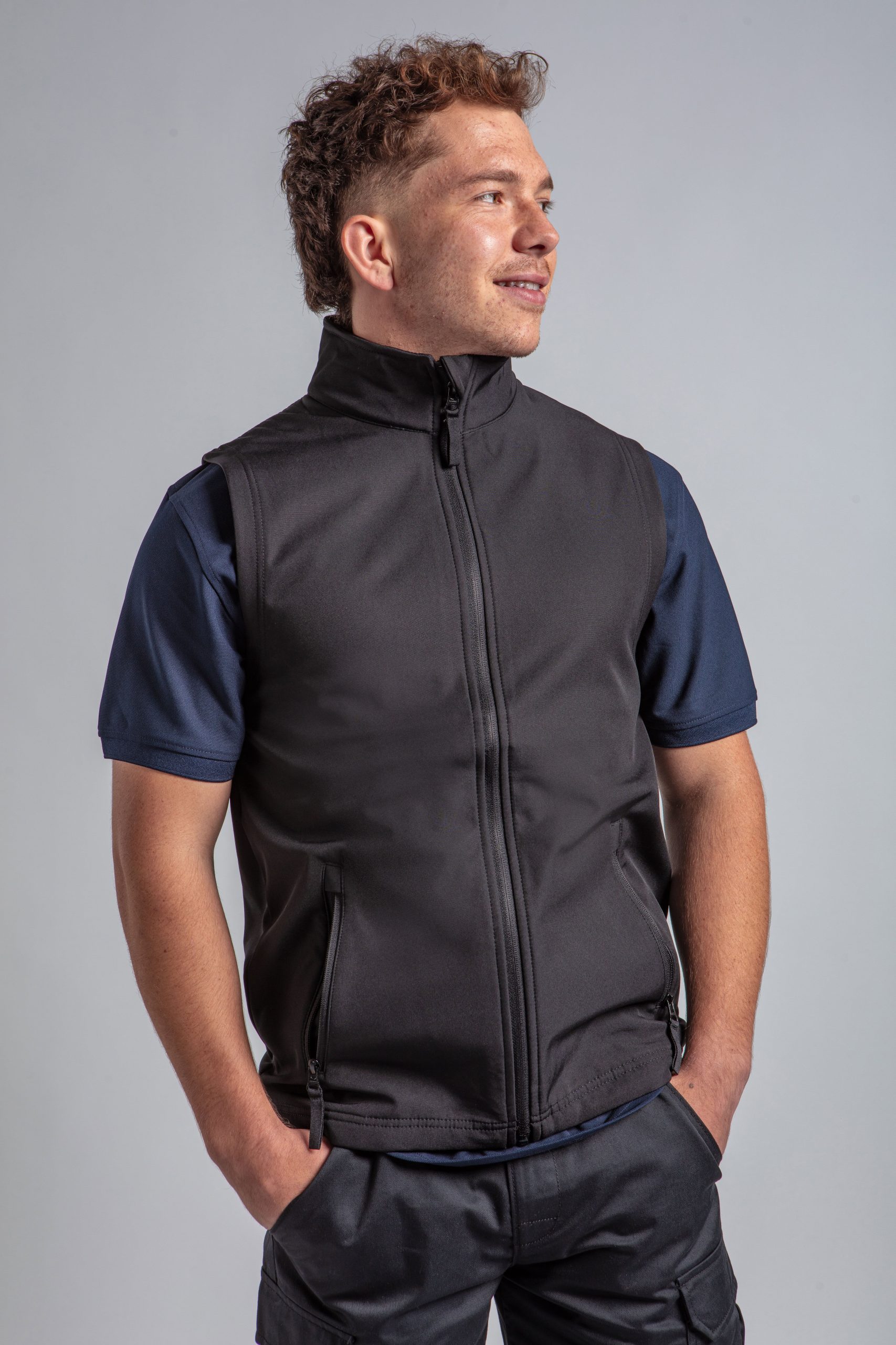 Pro RTX 2-Layer Softshell Gilet (Black)