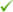 Green tick