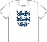 England Three Lions Blue (Print Logo) (Pre-Designed)