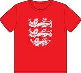 England Three Lions White (Print Logo) (Pre-Designed)