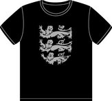 England Three Lions Silver (Print Logo) (Pre-Designed)