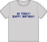 40th Birthday (Print Text) (Pre-Designed)