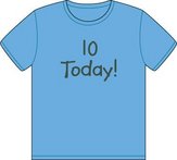 10th Birthday (Print Text) (Pre-Designed)