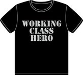 Working Class Hero (Print Text) (Pre-Designed)