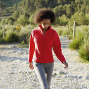 Fruit Of The Loom Lady Fit Zip Through Micro Fleece Jacket
