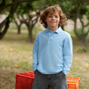 Fruit of the Loom Children's Long Sleeve Polo