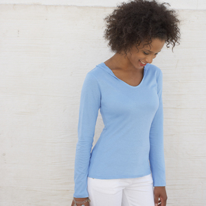 Fruit of the Loom Lady-Fit Hooded T-Shirt