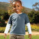 Mantis Boys Long Sleeve Layered T-Shirt