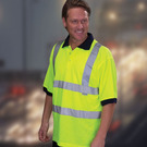 Yoko Hi-Vis Short Sleeve Polo Shirt
