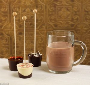 Sake infused hot chocolate in 2013 Oscar gift bag. courtesty of Splash