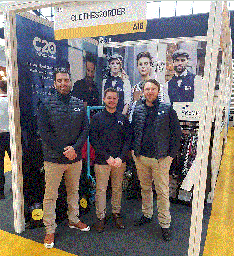 The C2O Field Sales team at the Northern Restaurant & Bar Show earlier this year