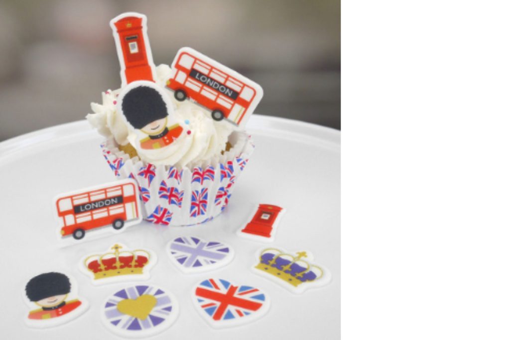 cupcake in celebration of the jubilee