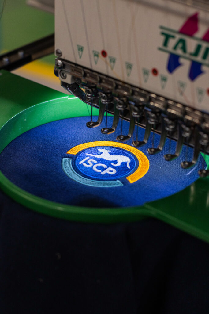 embroidered garment