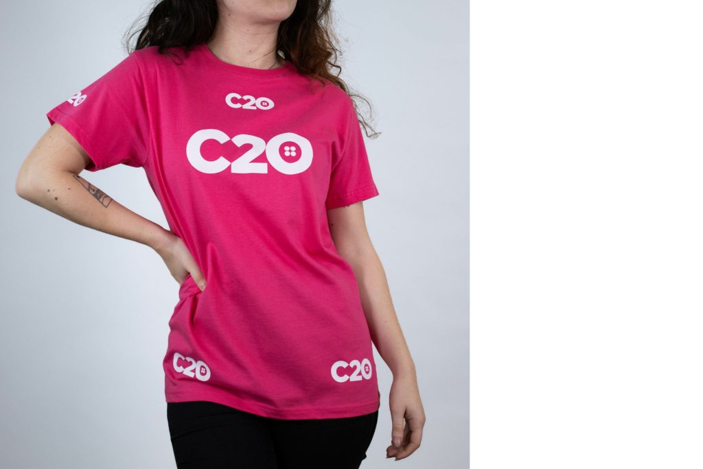 Almost all logo placements on one garment.