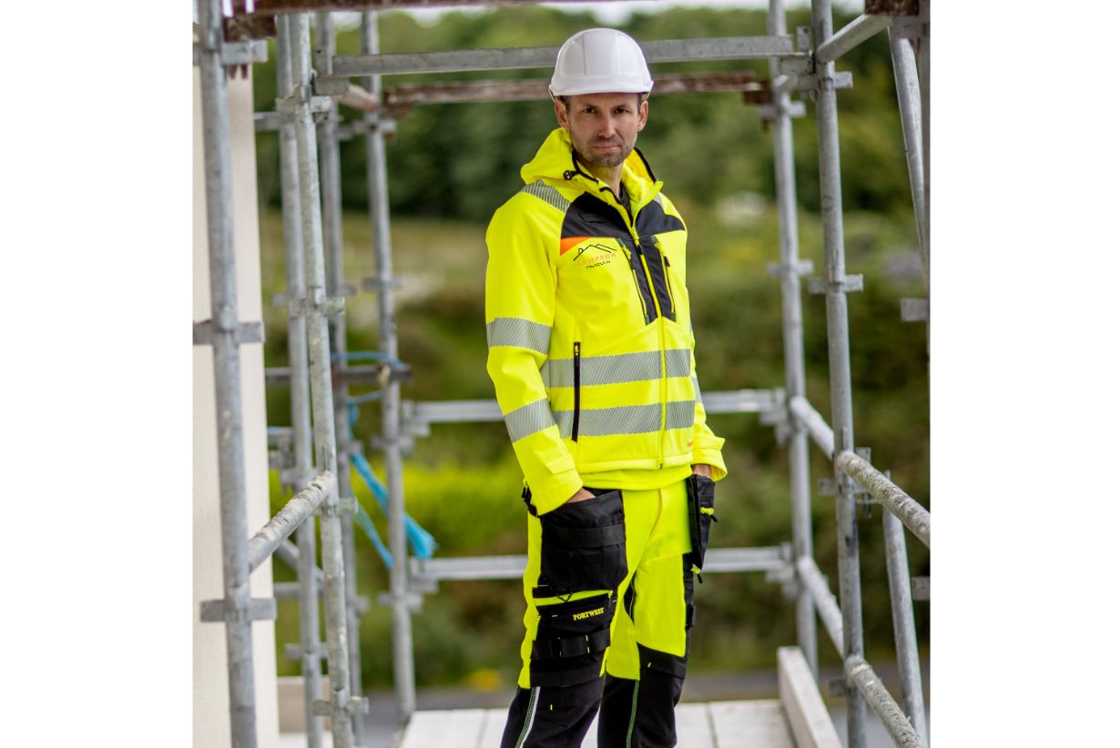 Hi-Vis jacket, bright yellow