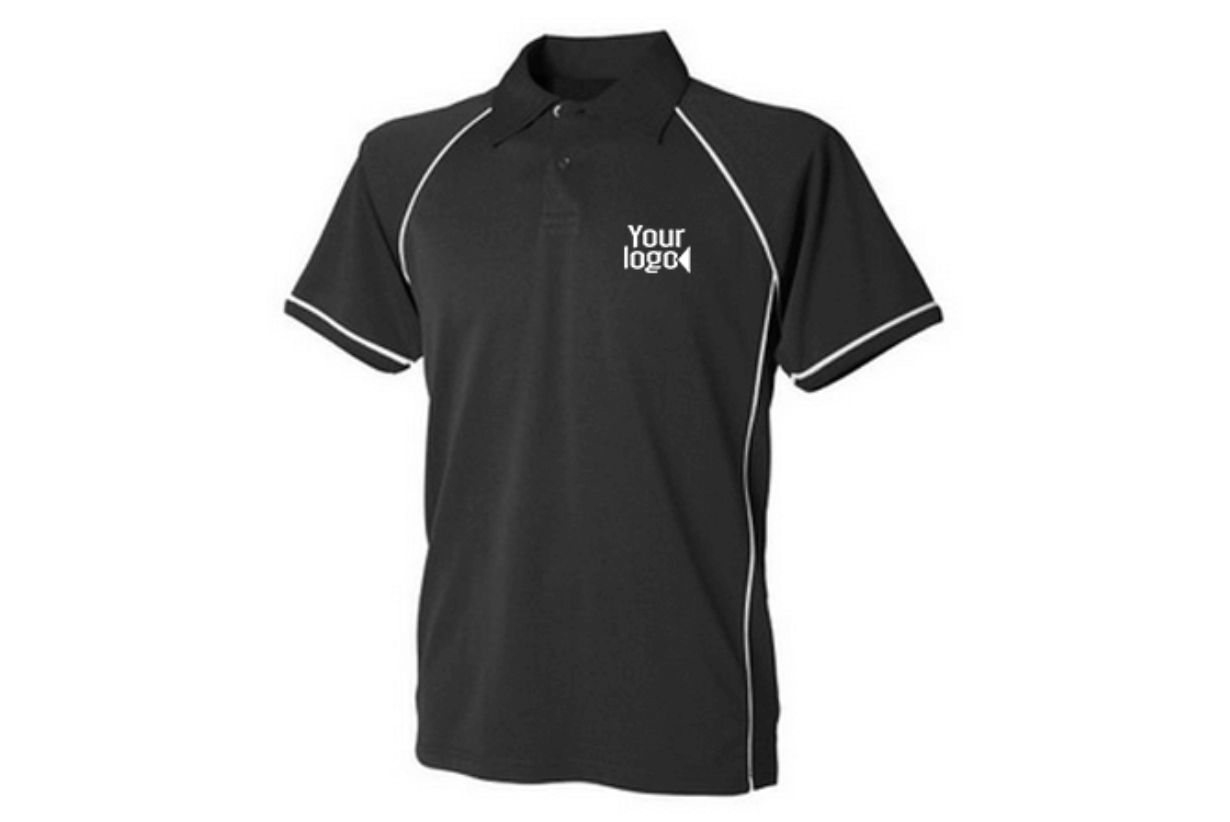 Finden & Hales Performance Piped Polo Shirt