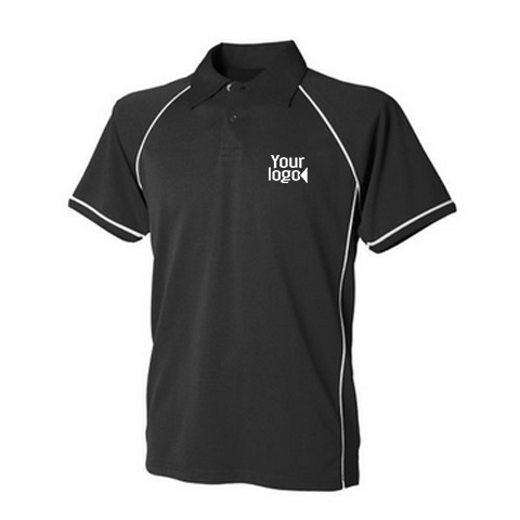 Finden & Hales Performance Piped Polo Shirt