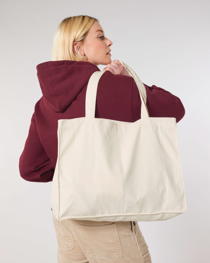 Stanley/Stella Woven Shopping Tote Bag (Natural)