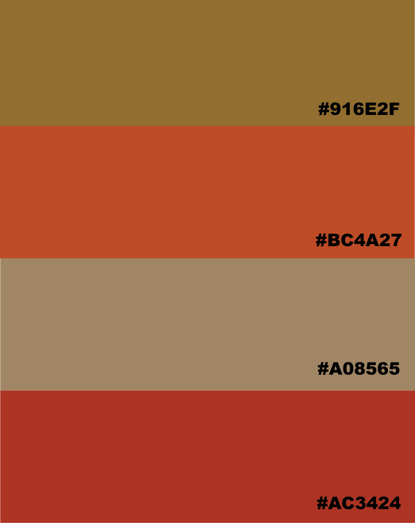 Colour scheme for Terracotta and Sunbaked Neutrals