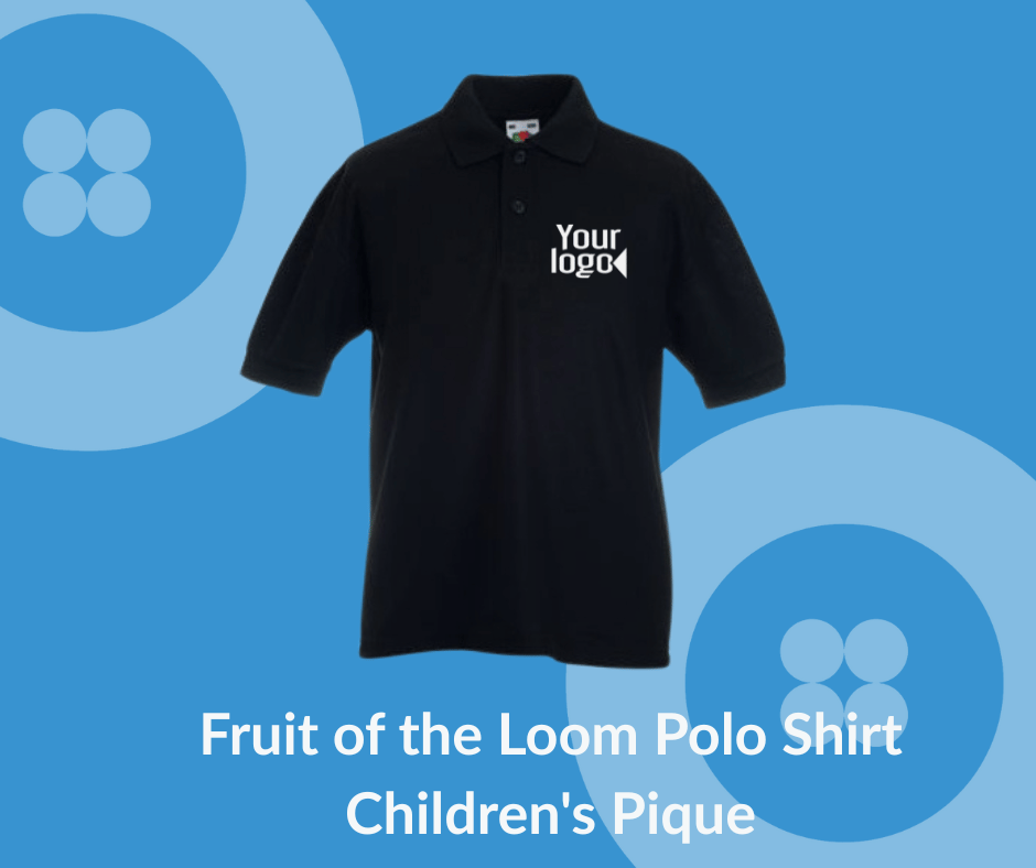 Fruit of The Loom Kids Polo Shirt