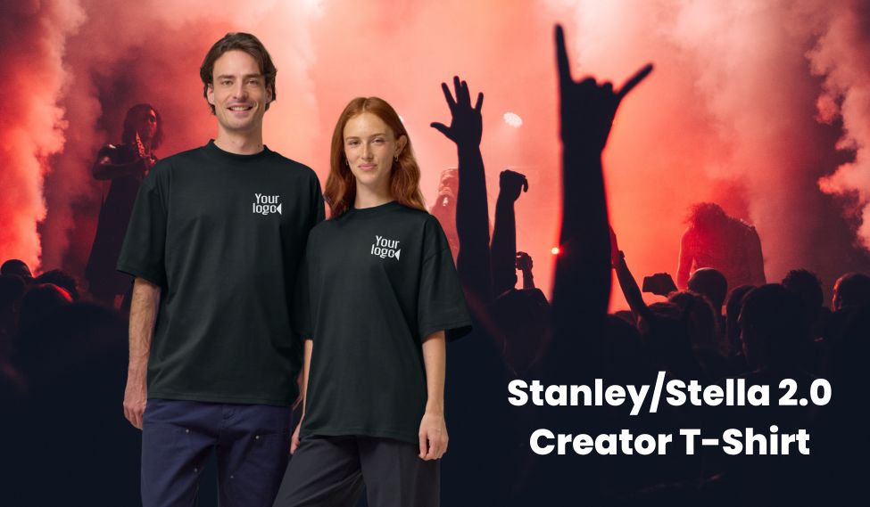 Stanley Stella 2.0 Creator t-shirt being modelled behind a concert