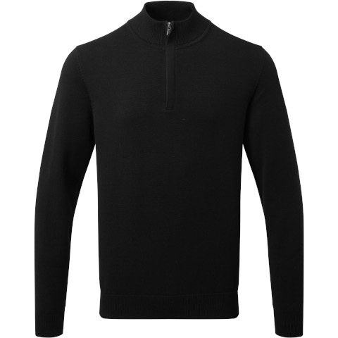 Mens cotton zip sweater shop
