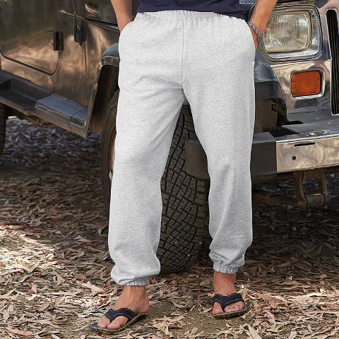 Fruit of the Loom Classic Open Leg Sweatpants Trousers Leggings Joggers