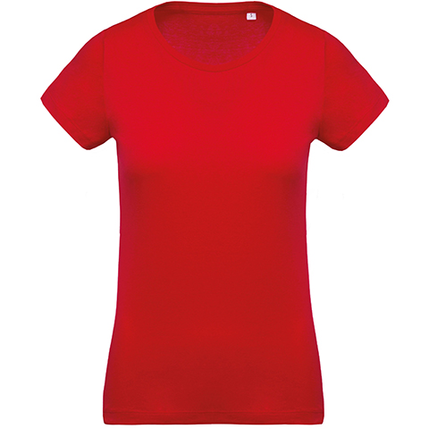 red round neck t shirt
