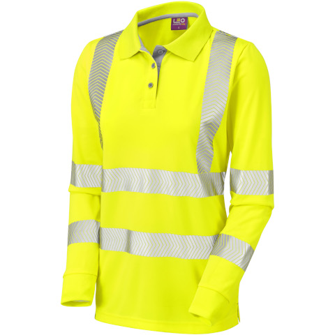 Leo Workwear Pollyfield Iso 20471 Class 2 Coolviz Ultra Women S