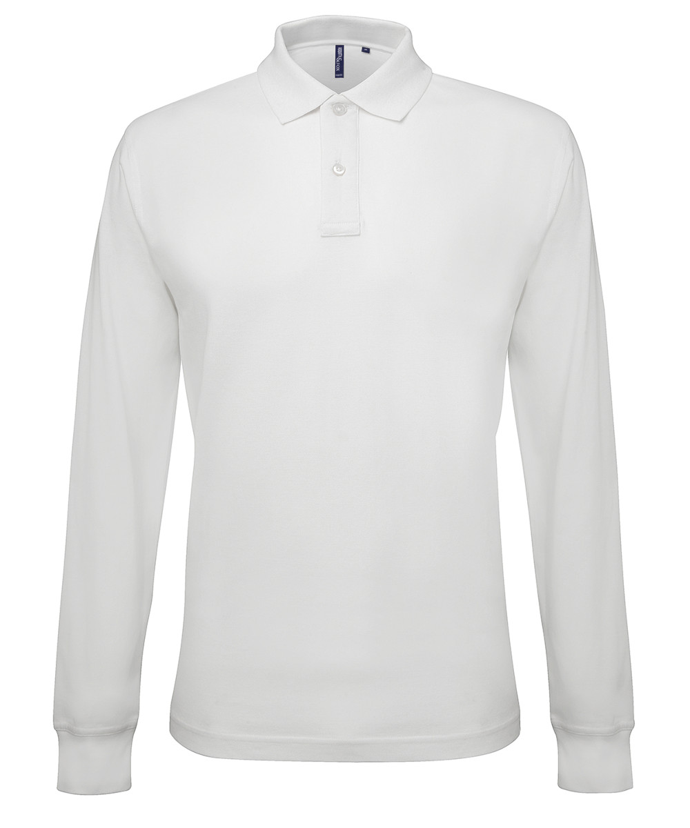 Asquith & Fox Men's Classic Fit Long Sleeved Polo