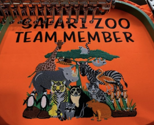 Stunning embroidered design