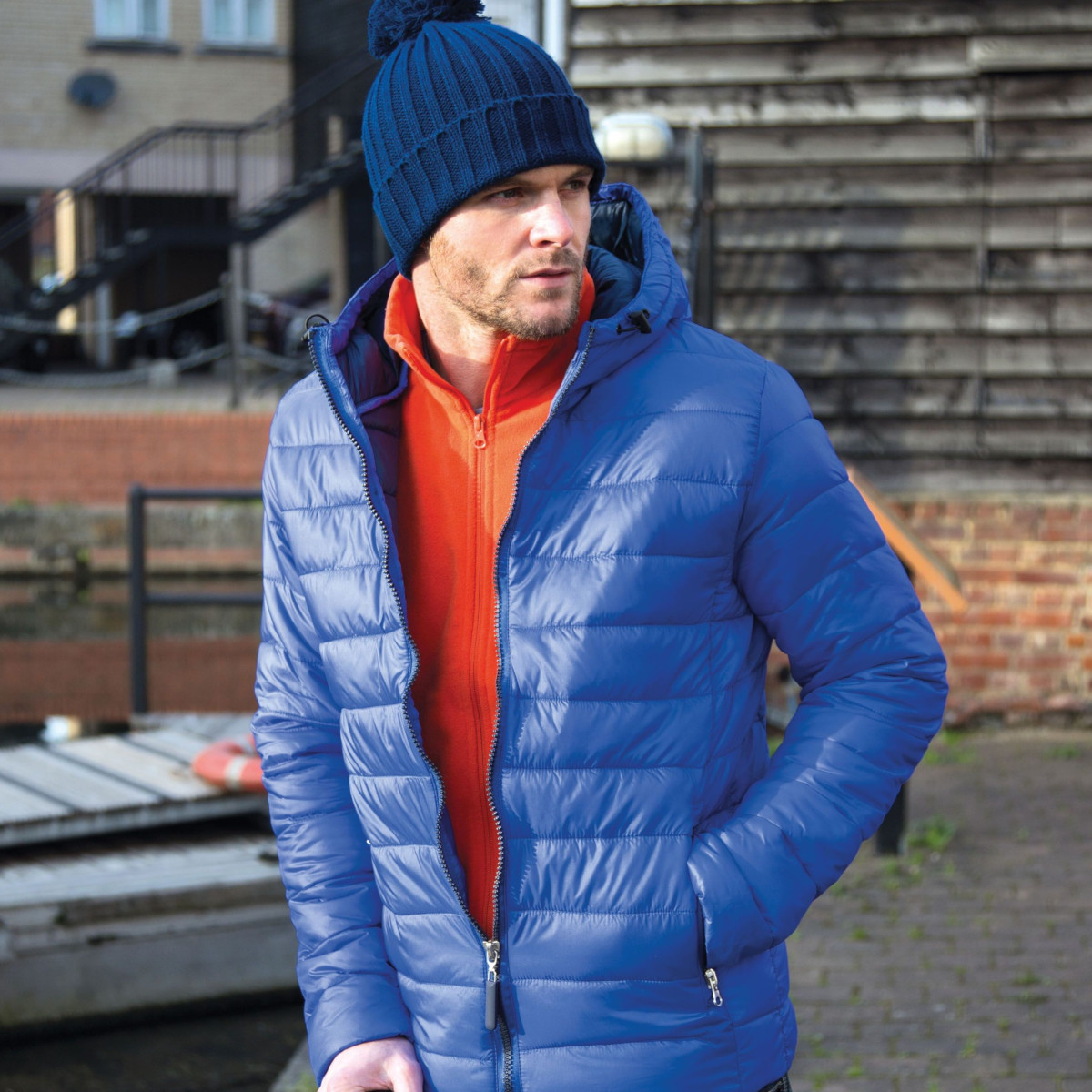 result urban mens padded jacket