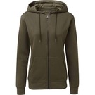 Asquith & Fox Women's Zip-Through Organic Hoodie