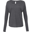 Bella+Canvas Flowy Long Sleeve T-Shirt With 2x1 Sleeves