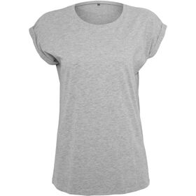 Build Your Brand Women's Extended Shoulder T-Shirt