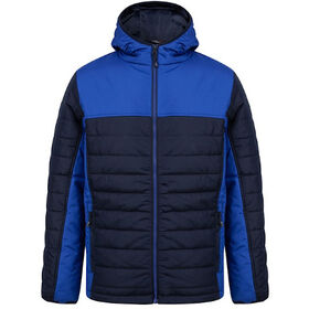 Finden & Hales Hooded Contrast Padded Jacket