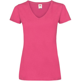 Fruit Of The Loom Women's Valueweight V-Neck T-Shirt