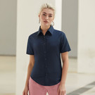 Fruit of the Loom Ladies Short Sleeve Oxford Blouse