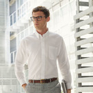 Fruit of the Loom Shirt Long Sleeve Oxford