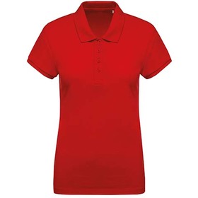 Kariban Women's Organic Pique Short Sleeve Polo Shirt