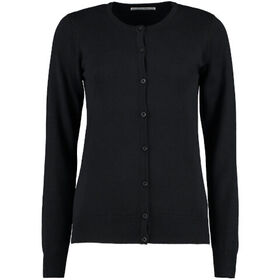 Kustom Kit Women's Arundel Crew Neck Cardigan Long Sleeve