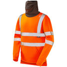 Leo Workwear Hi Vis COMBESGATE Snood Sweatshirt