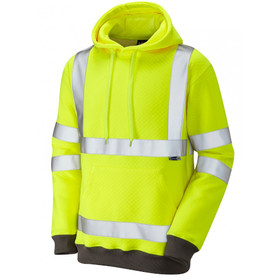 Leo Workwear Hi Vis Goodleigh Hoodie