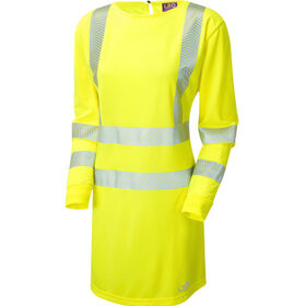 Leo Workwear Hi Vis Lily Women's Coolviz Ultra Long Sleeve Modesty Tunic