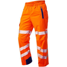 Leo Workwear Hi Vis Lundy High Performance Waterproof Overtrouser