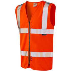 Leo Workwear Hi Vis Meeth LFS Waistcoat