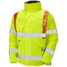 Leo Workwear Portmore Orange Brace Superior Bomber Jacket