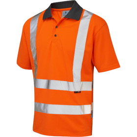 Leo Workwear Hi Vis Rockham Coolviz Polo Shirt