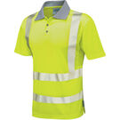 Leo Workwear Hi Vis Woolacombe ISO 20471 Class 2 Coolviz Plus Polo Shirt