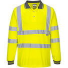 Portwest Hi-Vis Polo Shirt Long Sleeve